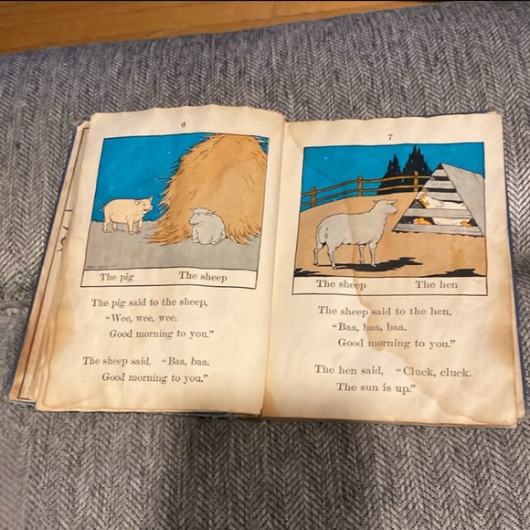 1930 School Reading Primer, Tom & Betty ,Color Illustrations, Early Chapter Book - Picture 10 of 16